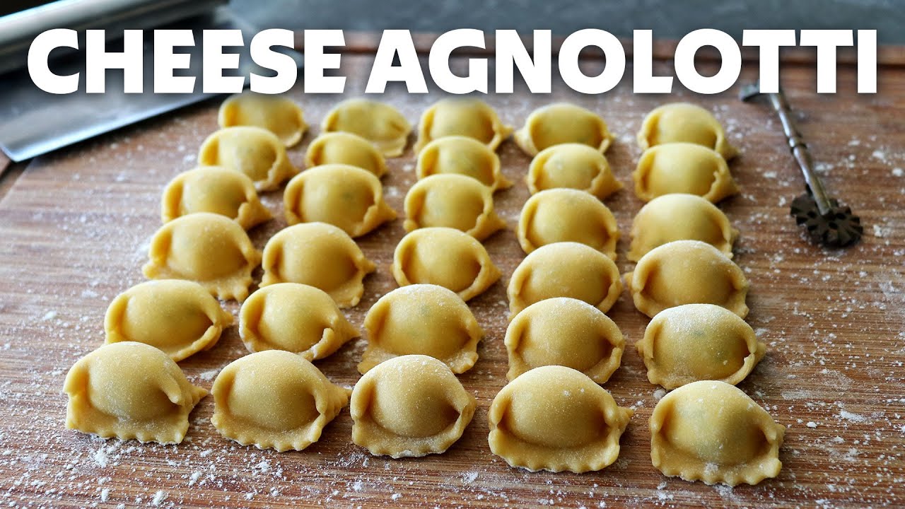 Cheese Agnolotti | Best Stuffed Pasta | Food Wishes