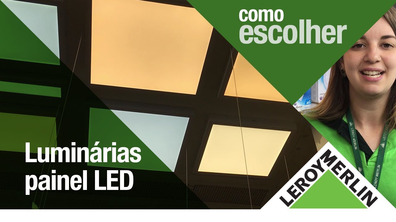 Como Escolher Luminárias Painéis de LED | Leroy Merlin