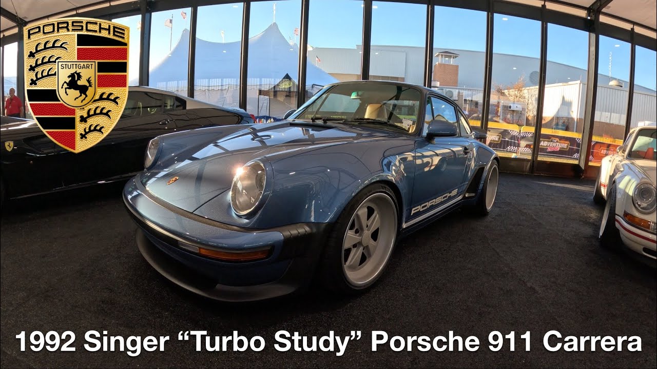 4K HD 1992 Singer “Turbo Study” Porsche 911 Carrera