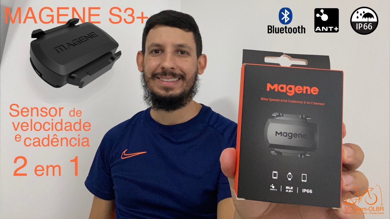 Magene S3+ como configurar sensor de velocidade / cadência - troca de bateria