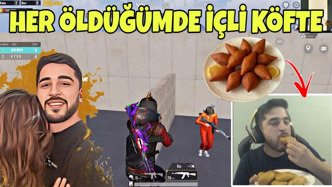 ANNEMLE İŞBİRLİĞİ YAPIP HER ÖLDÜĞÜMDE İÇLİ KÖFTE YEDİRDİ! -PUBG MOBİLE