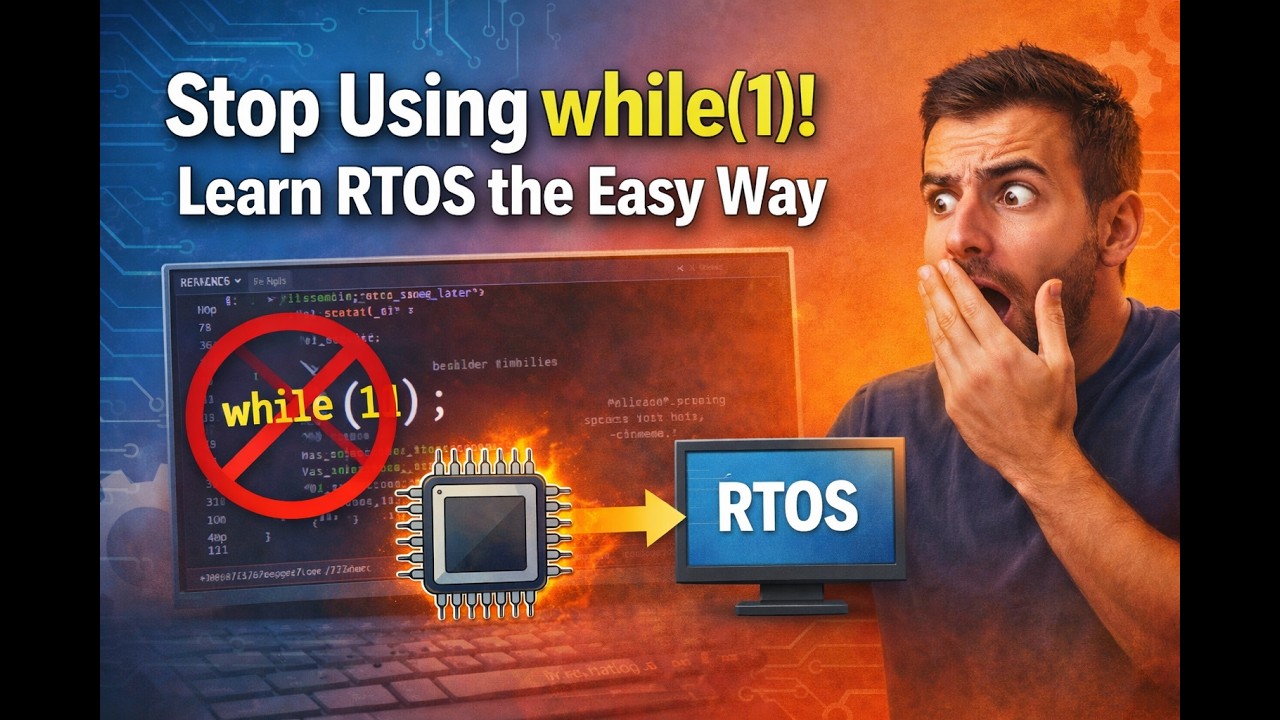 Stop Using while(1)! Learn RTOS the Easy Way