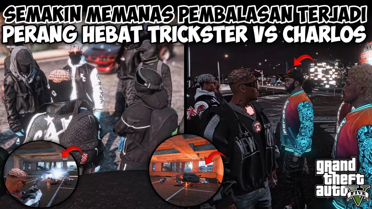 PEMBALASAN DIMULAI! TRICKSTER DAN CHARLOS RESMI PERANG 😨😱 | GTA V ROLEPLAY