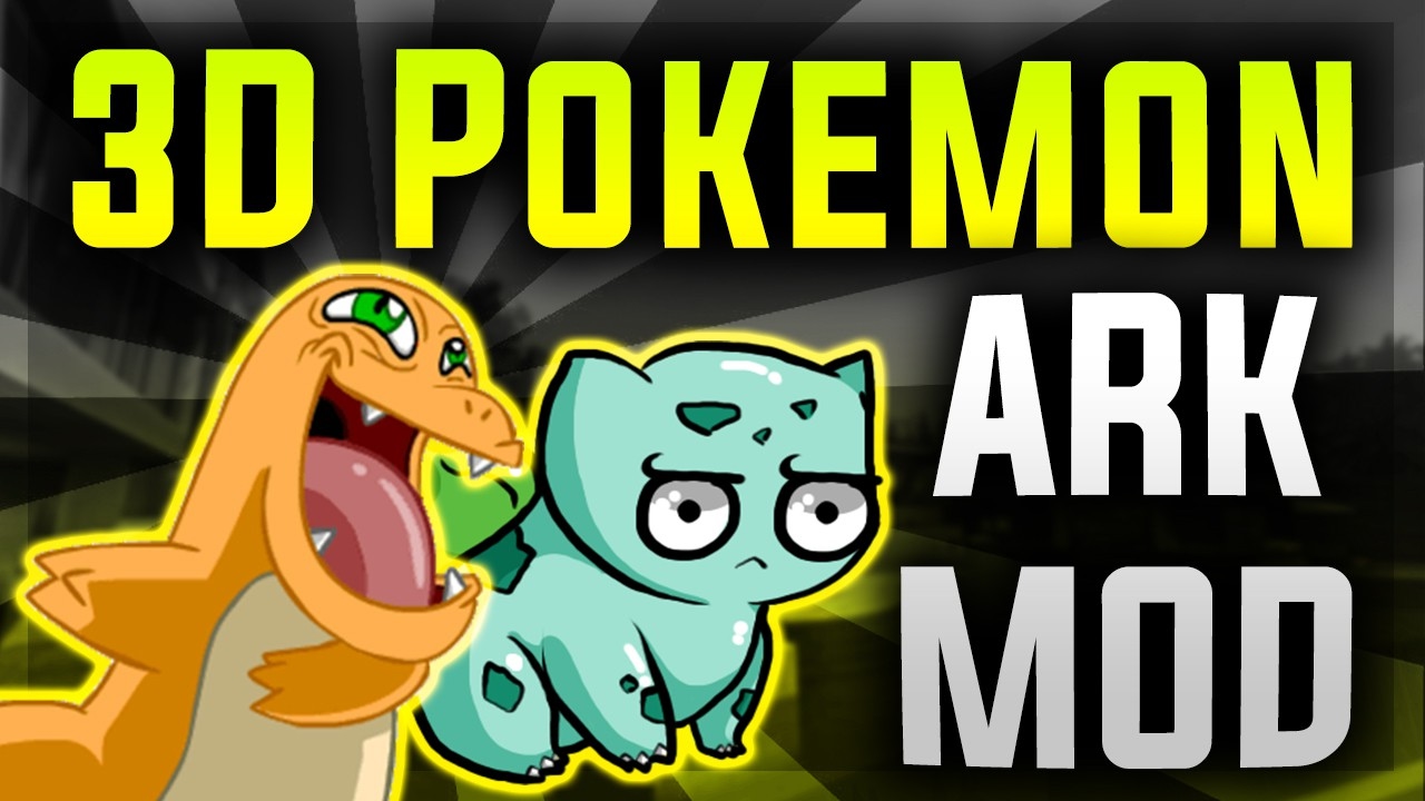 POKEMON Mod Ark Survival 3D Pokemon Lets Play 😊ep.1