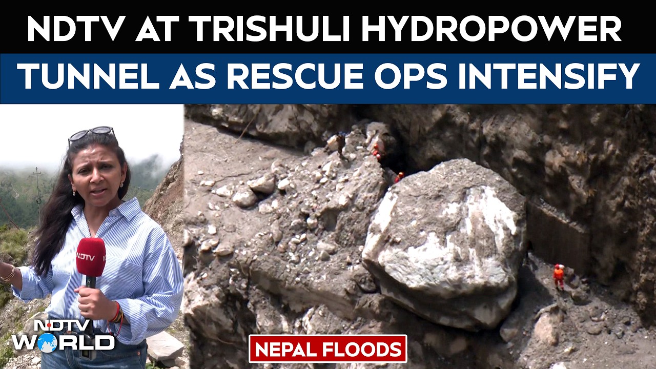 Nepal Floods: NDTV At Trishuli Hydropower Tunnel As Rescue Ops Intensify,