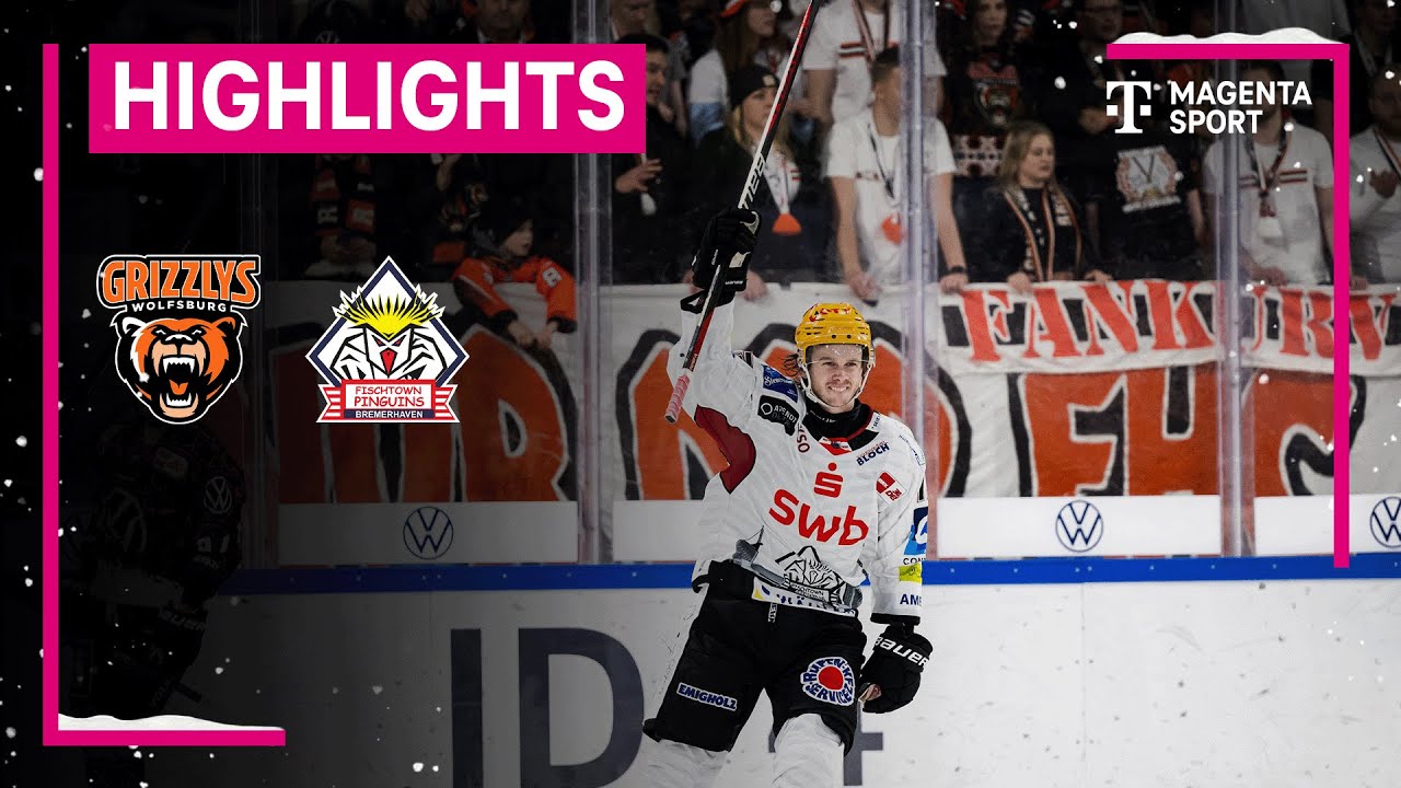 Grizzlys Wolfsburg - Pinguins Bremerhaven | PENNY DEL | MAGENTA SPORT