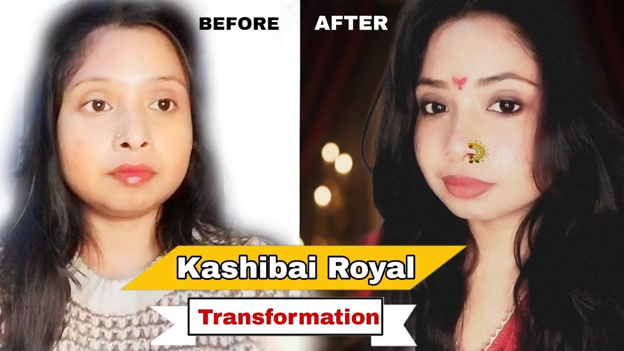 Kashibai Royal Transformation | Epic Makeup Tutorial & Before/After 🧿🔥