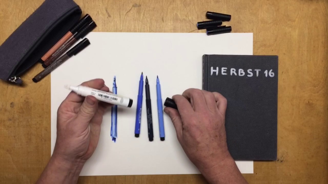 Welche Möglichkeiten bieten die Faber-Castell Pitt artist pens?
