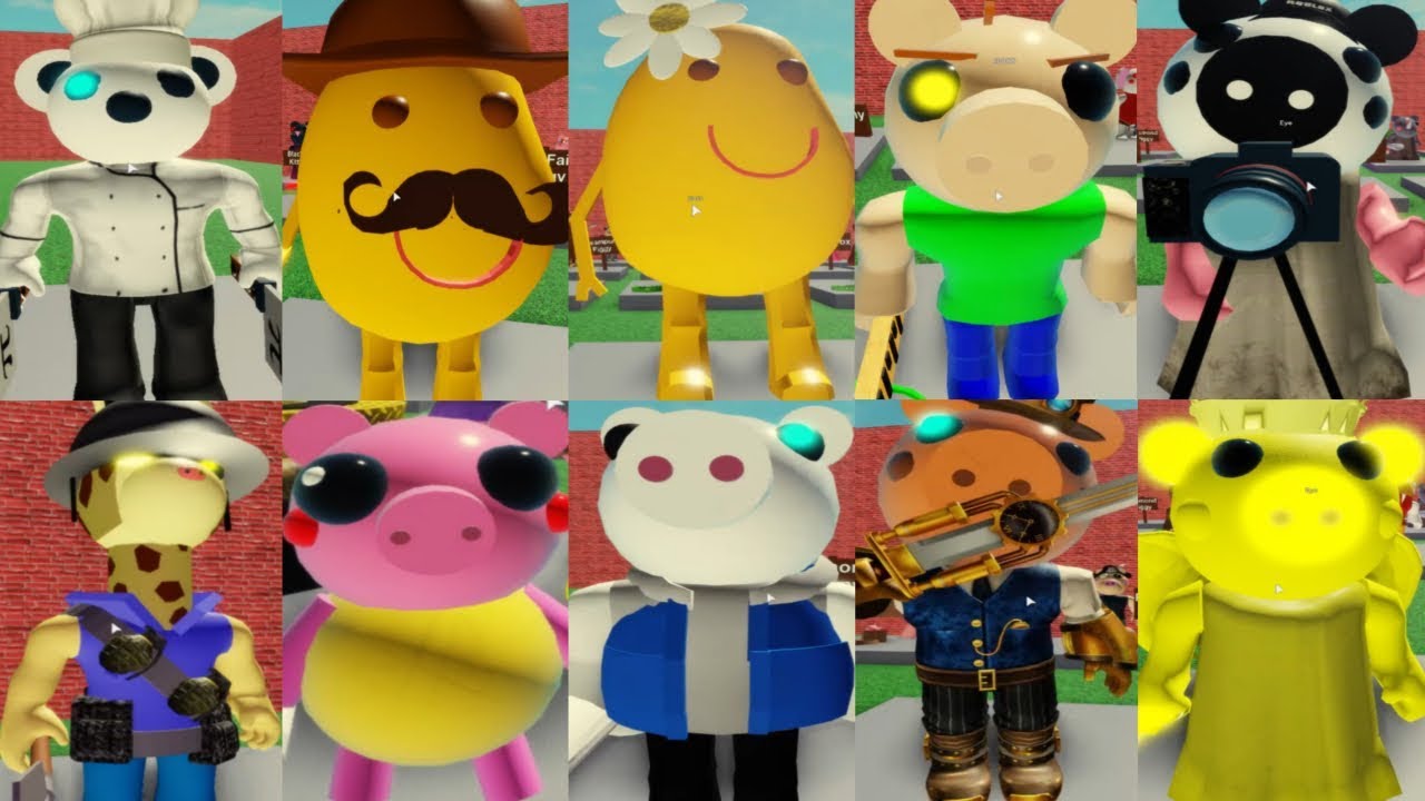 Roblox Piggy 100+ NEW SKINS FOR CHAPTER 12 - Roblox Piggy Custom Characters