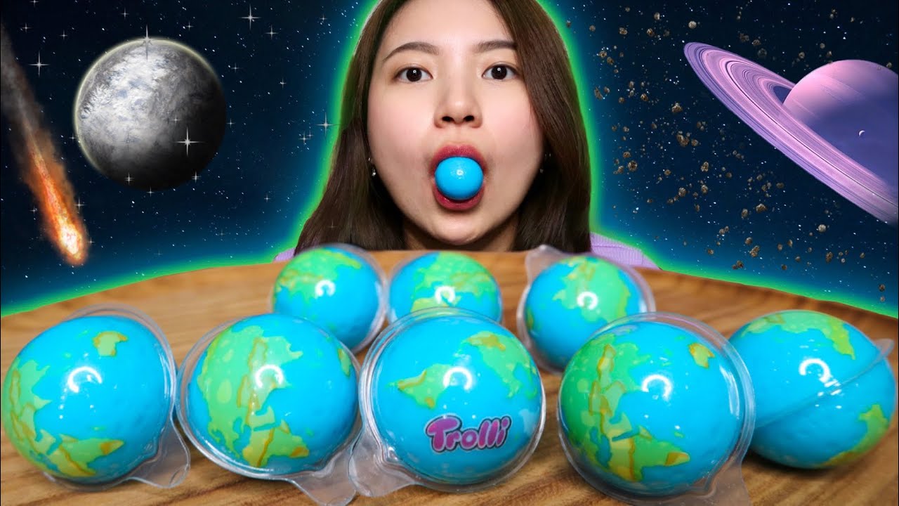 MUKBANG TROLLI PLANET BUMI GUMMY JELLY