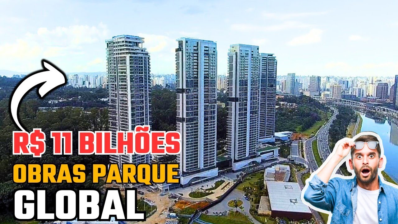 11 bilhões obras parque global #parqueglobal #riopinheiros #dji