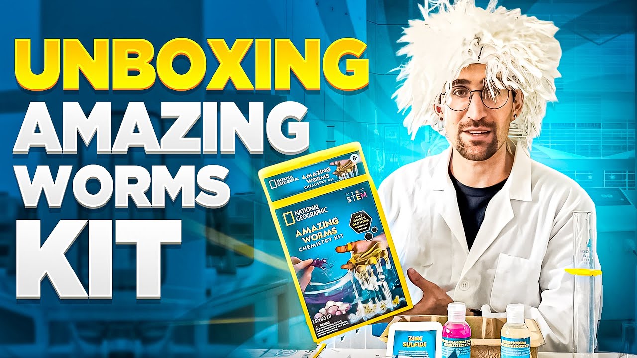 National Geographic Amazing Worms Chemistry Kit Unboxing