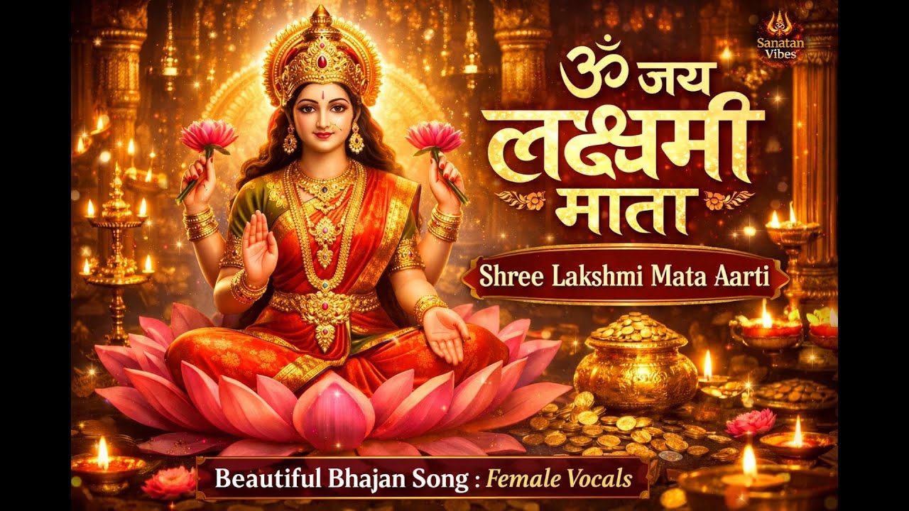 🌺 ॐ जय लक्ष्मी माता | Shree Lakshmi Mata Aarti | Powerful Laxmi Bhajan | Friday Special  🌺