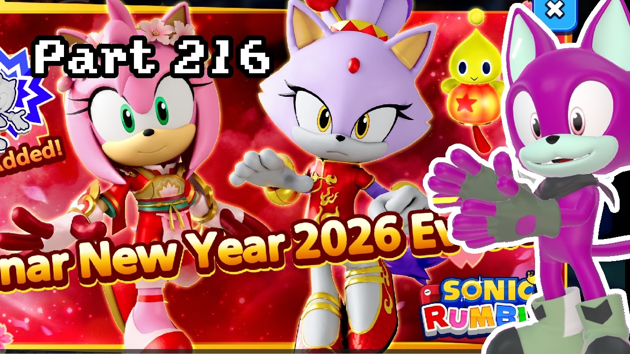 New Lunar New Year Event! / Sonic Rumble: Let's Play! / Part 216