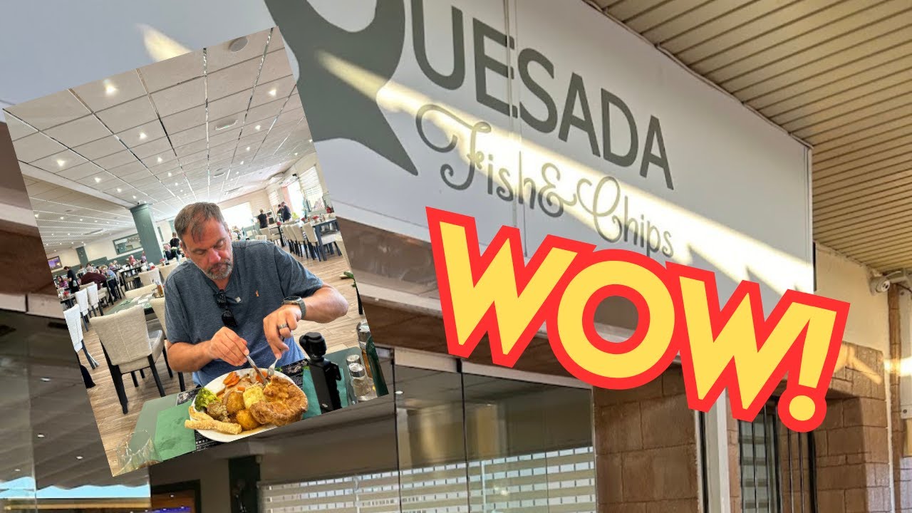 Have we found Spains BEST FISH & CHIPS shop? 🇪🇸🍽️ + A Visit to El Zoco Market 🛍️