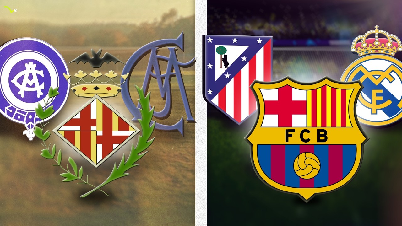 ASÍ HAN EVOLUCIONADO LOS ESCUDOS DE LOS CLUBES EN LALIGA