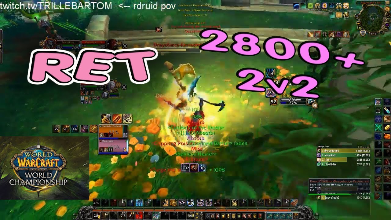 RET Paladin ARENA 2800+ 2v2 /  BfA Season 2