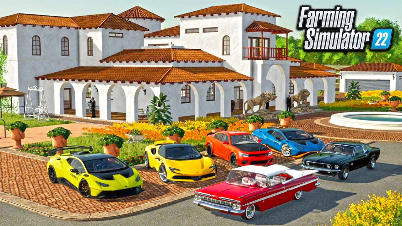 FLIPPING AN ABANDONED MANSION!! ($2,000,000 SPENT) | FARMING SIMULATOR 22