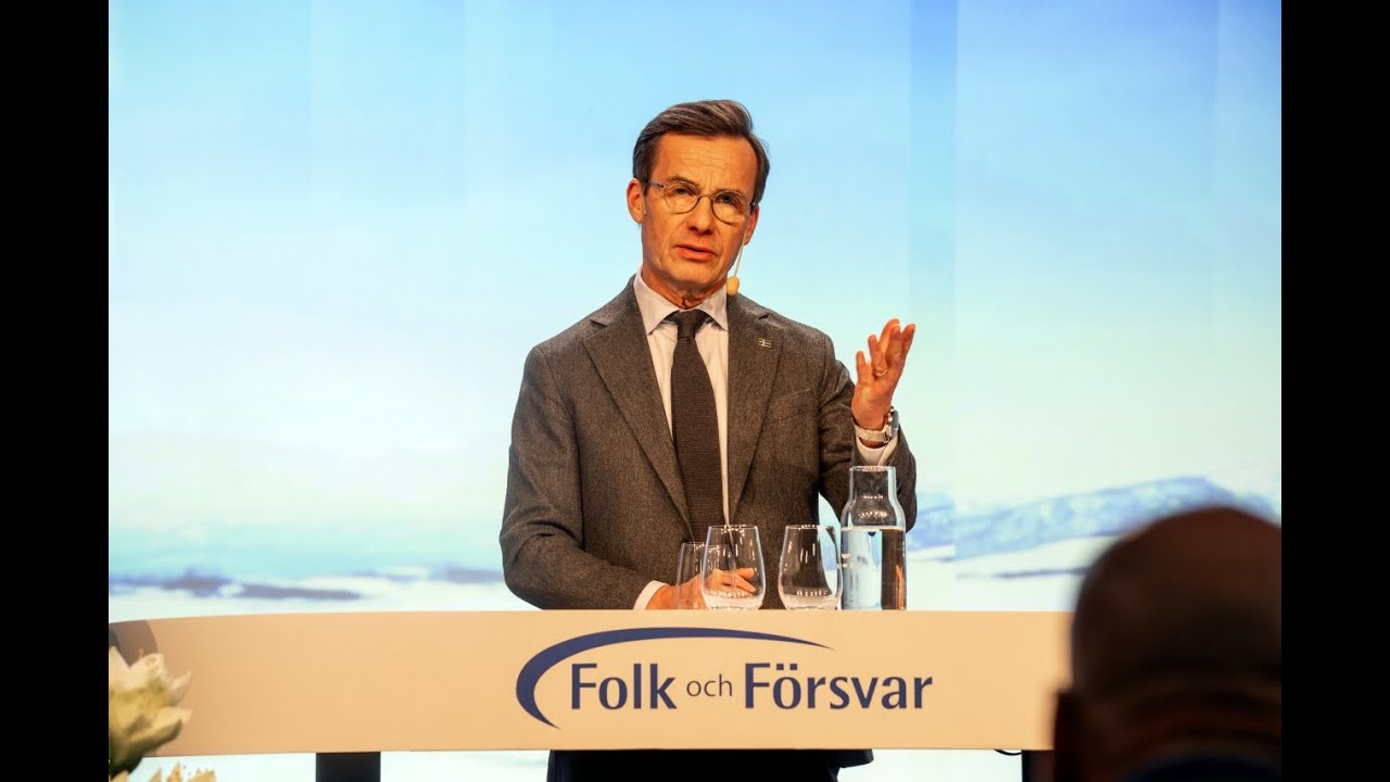 "Sverige är inte i krig – men det råder heller inte fred" - Statsminister Ulf Kristersson (M)
