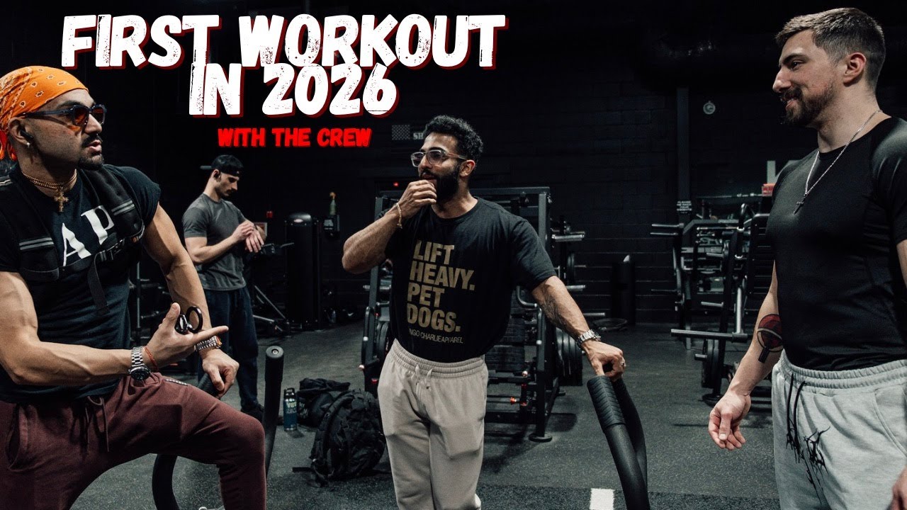 First Workout 2026 - CHEST DAY w/ The Crew