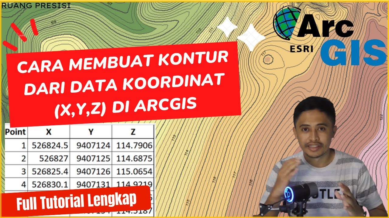 Cara Membuat Kontur dari Data Koordinat (X,Y,Z) di ArcGIS | Full Tutorial Lengkap