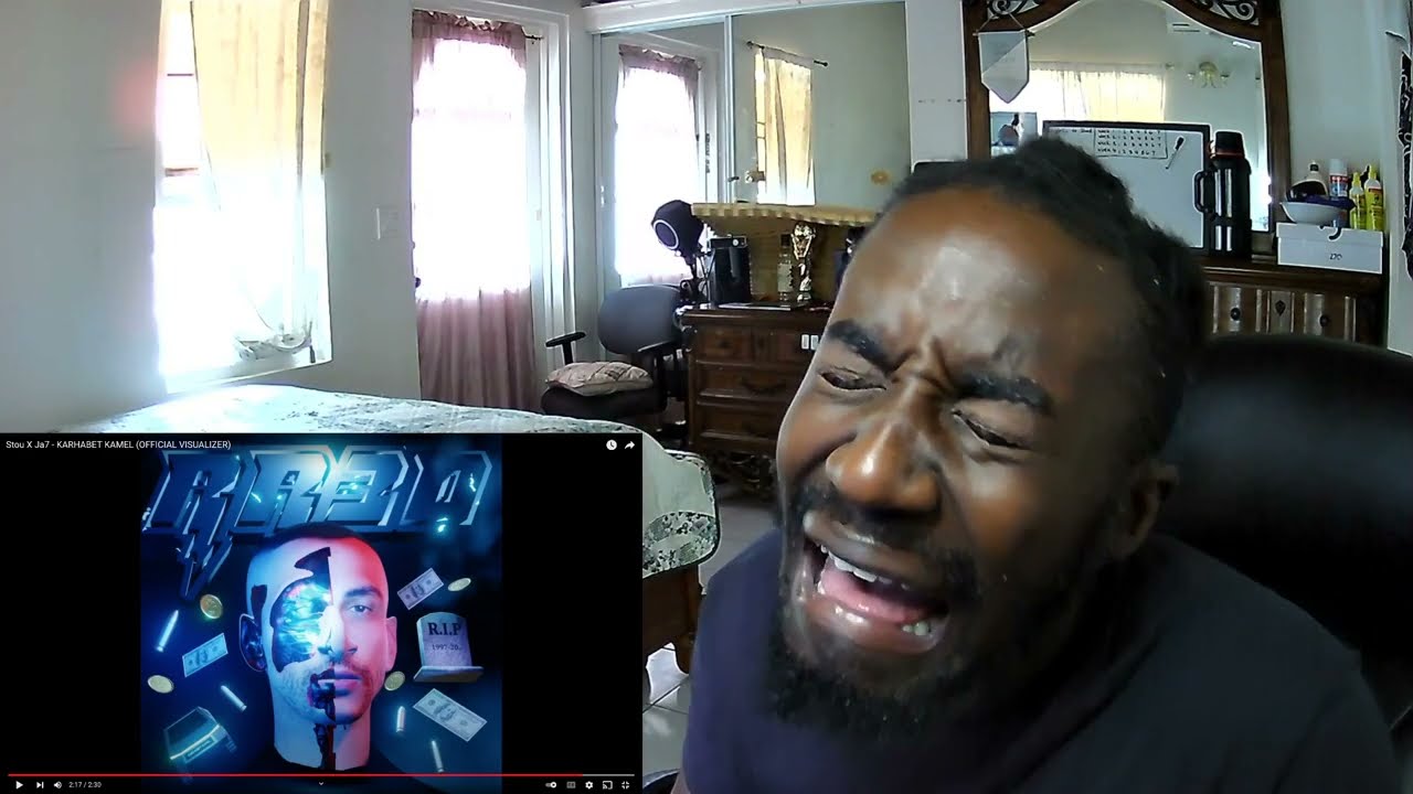INSANE FLOW!!||Stou X Ja7 - KARHABET KAMEL (OFFICIAL VISUALIZER) REACTION!
