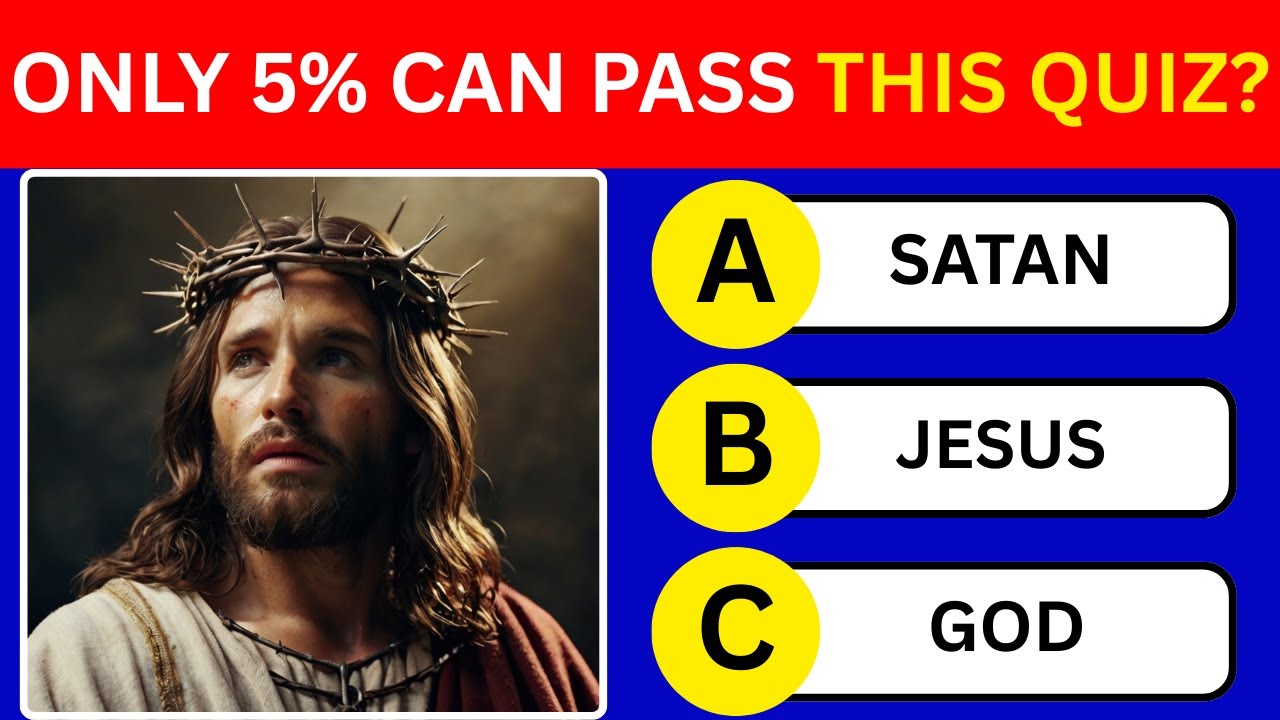 15 Questions Only True Believers Can Answer | Jesus Christ Bible Quiz 