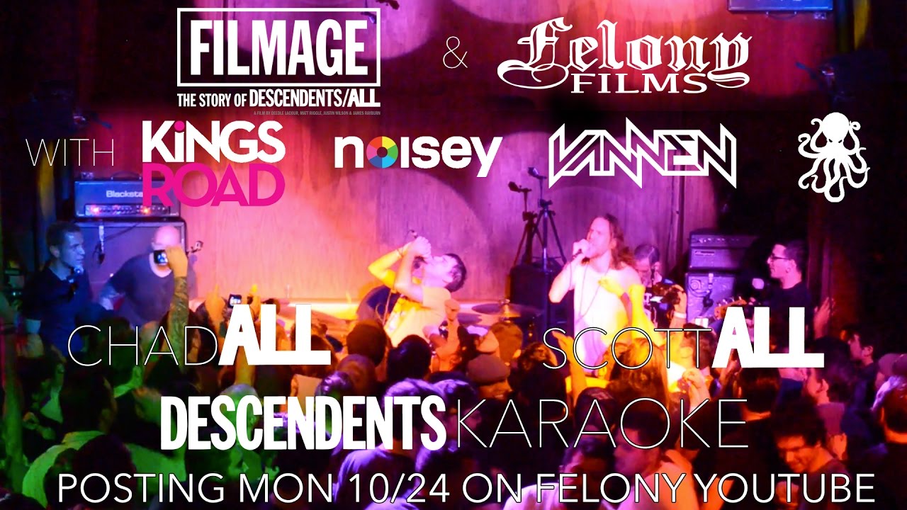ALL/DESCENDENTS Karaoke. Filmage After Party
