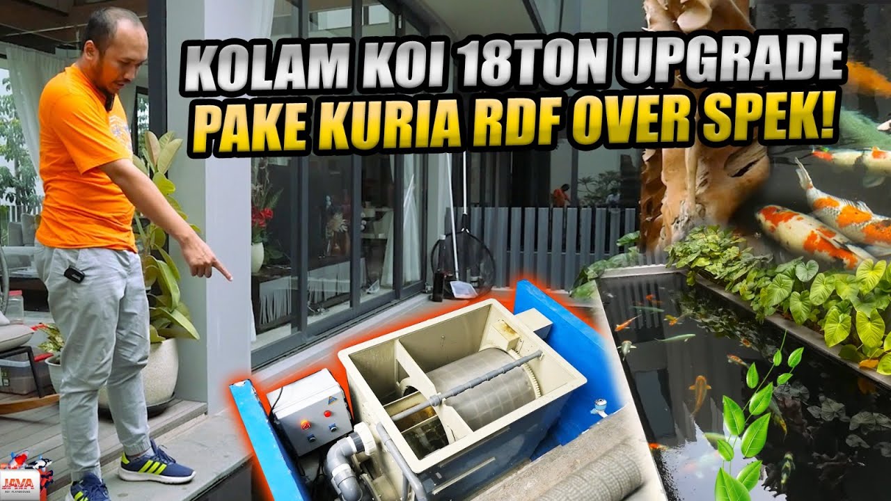 KOLAM KOI 18 TON UPGRADE WITH KURIA RDF T50