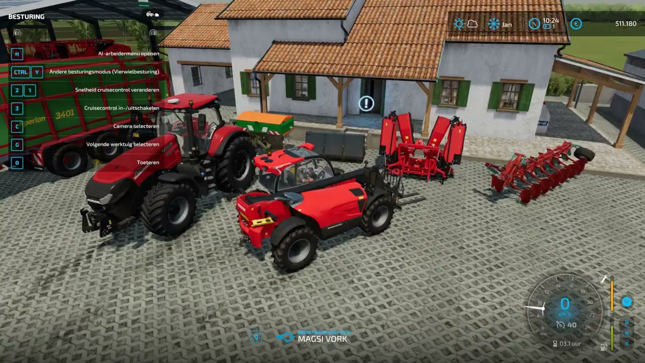 Gras Bemesten en pallets opstapelen Farming Simulator 22
