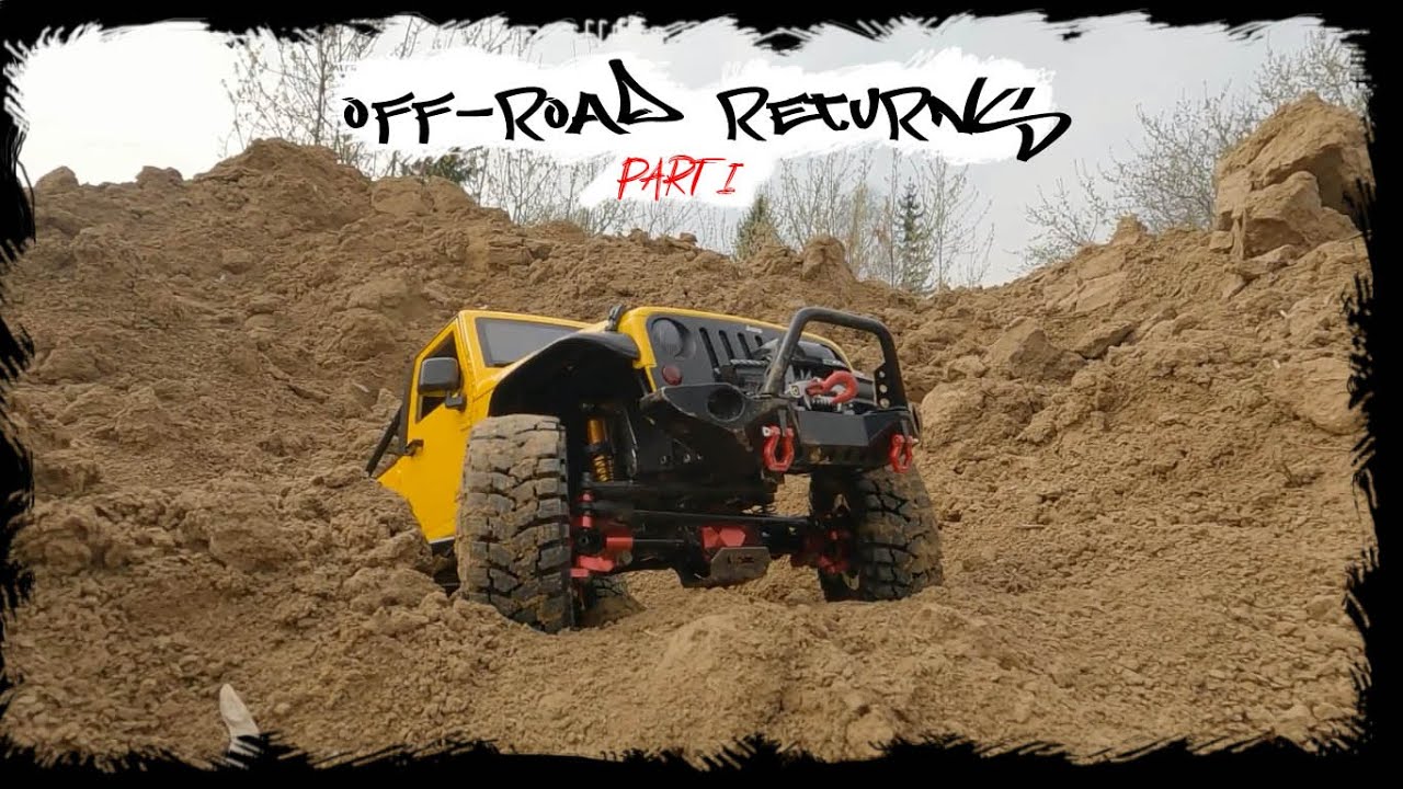 OFF-ROAD RETURNS par1 JEEP WRANGLER PICK-UP & LAND ROVER DEFENDER. RC-4X4