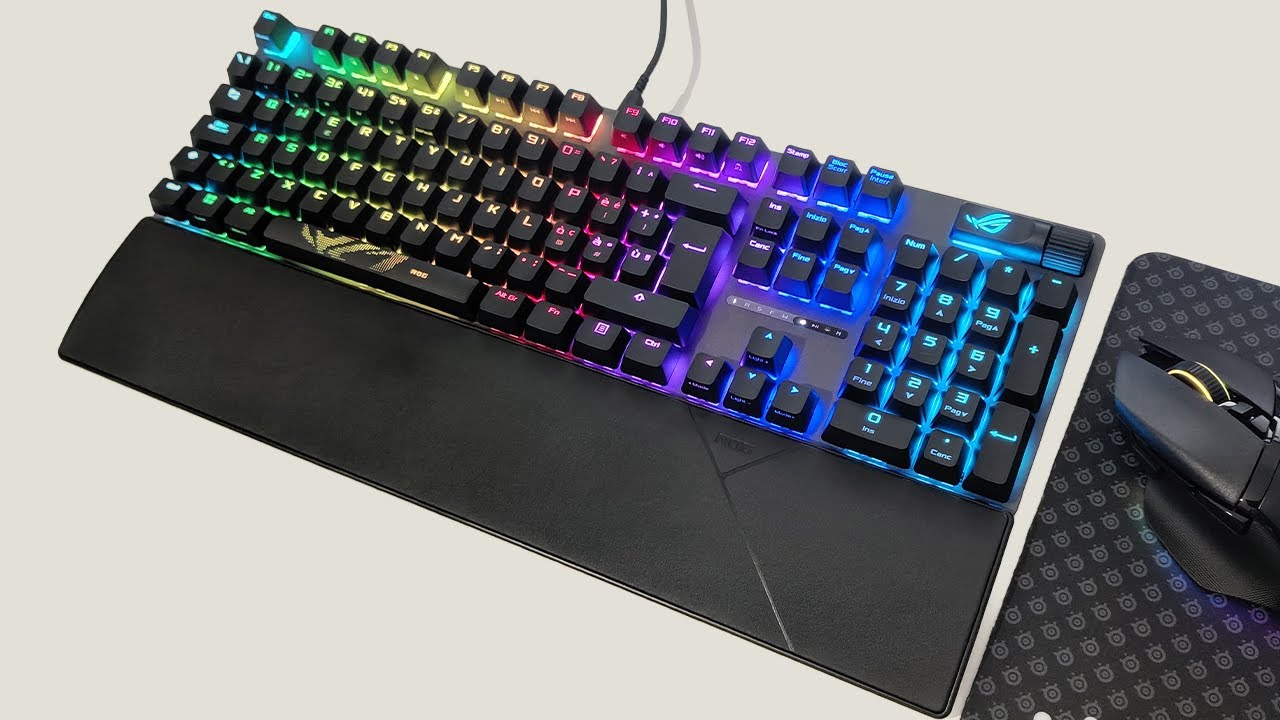 ASUS ROG STRIX SCOPE II NX con SWITCH NX SNOW - Unboxing e sound test