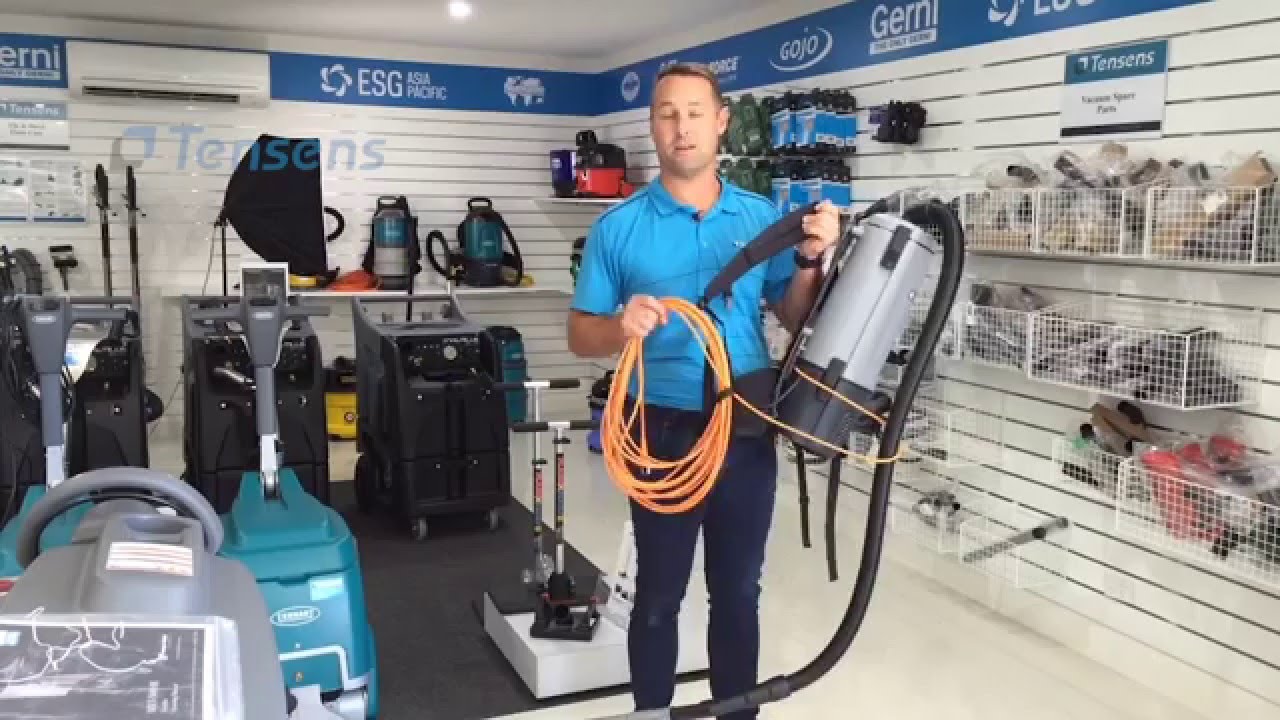 Safely Wind up a Vacuum Electrical Cord   Training from Tensens