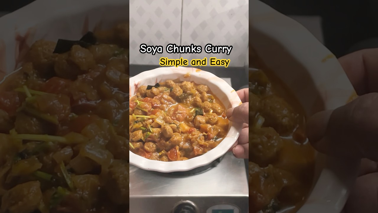 Soya Chunks Curry Recipe |Simple and Easy curry for Roti