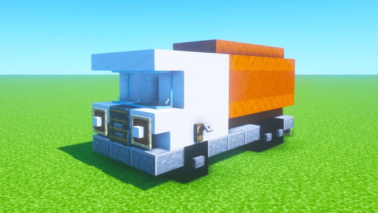 Minecraft Tutorial: How To Make A Cement Truck 