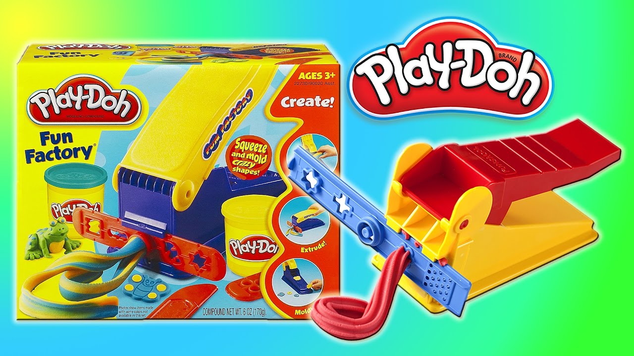 Play Doh Fun Factory Unboxing! Make Shapes with Play Doh!