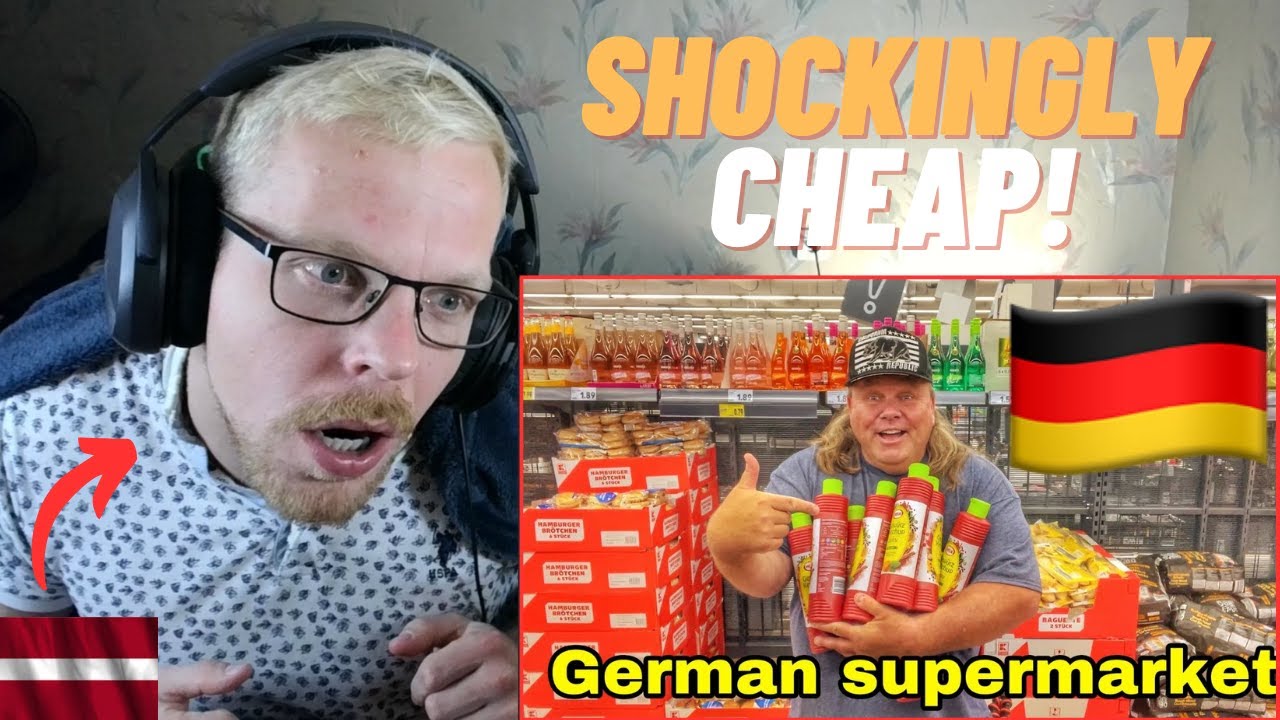 Latvian Reacts to German Supermarket Shopping – Exploring Unique Products