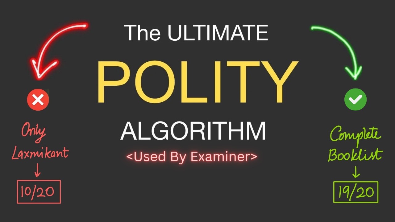 UPSC Examiner's Secrets for Polity *WITH PROOF* | Latest Booklist & Strategy | UPSC Prelims 2026