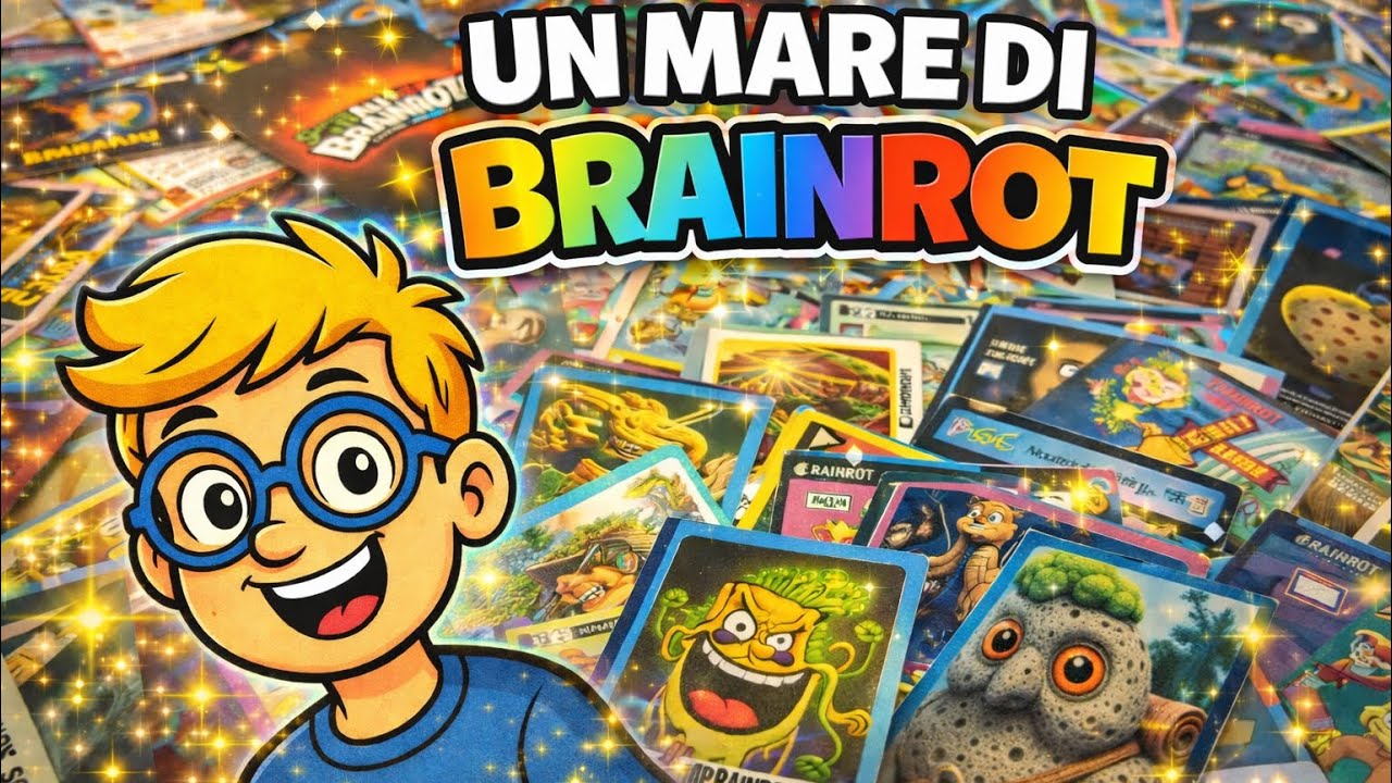 Spacchetto un mare di carte BRAINROT 🎉🎉