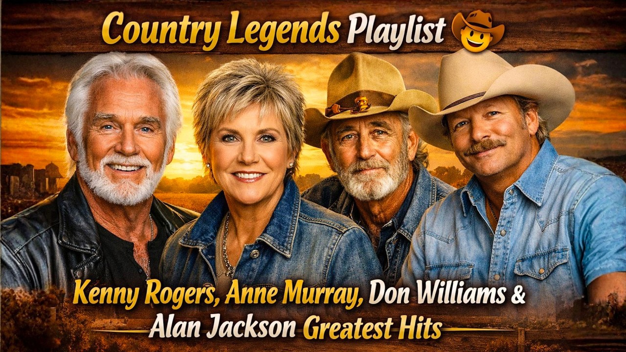 Country Legends Playlist 🤠 Kenny Rogers, Anne Murray, Don Williams & Alan Jackson Greatest Hits