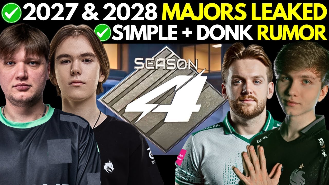 LEAKS: donk & s1mple TOGETHER & 2027 & 2028 CS2 Majors, NiKo on FalleN & m0NESY | CS2 News