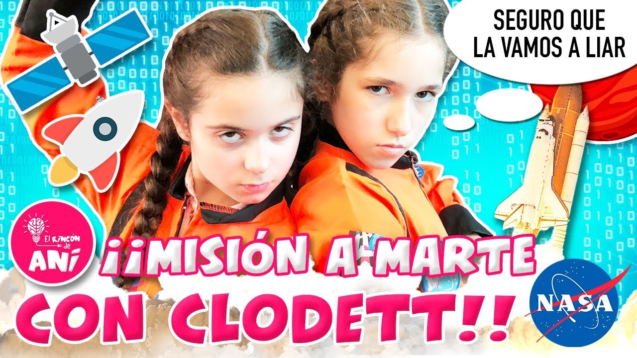 🚀 ¡¡MISION A MARTE CON CLODETT!! 🚀 NOS COLAMOS en la NASA para TENER MÁS SUBS EN YOUTUBE