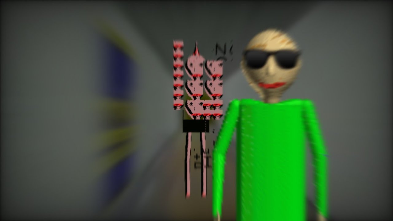 Baldi's Basics New School Opening Remastered - Glitch Style