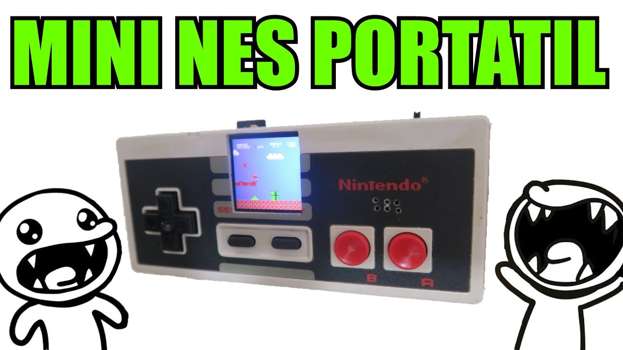 NINTENDO NES EN UN CONTROL!! GAMEBOY COLOR, SEGA MASTER - TUTORIAL DIY BUILD
