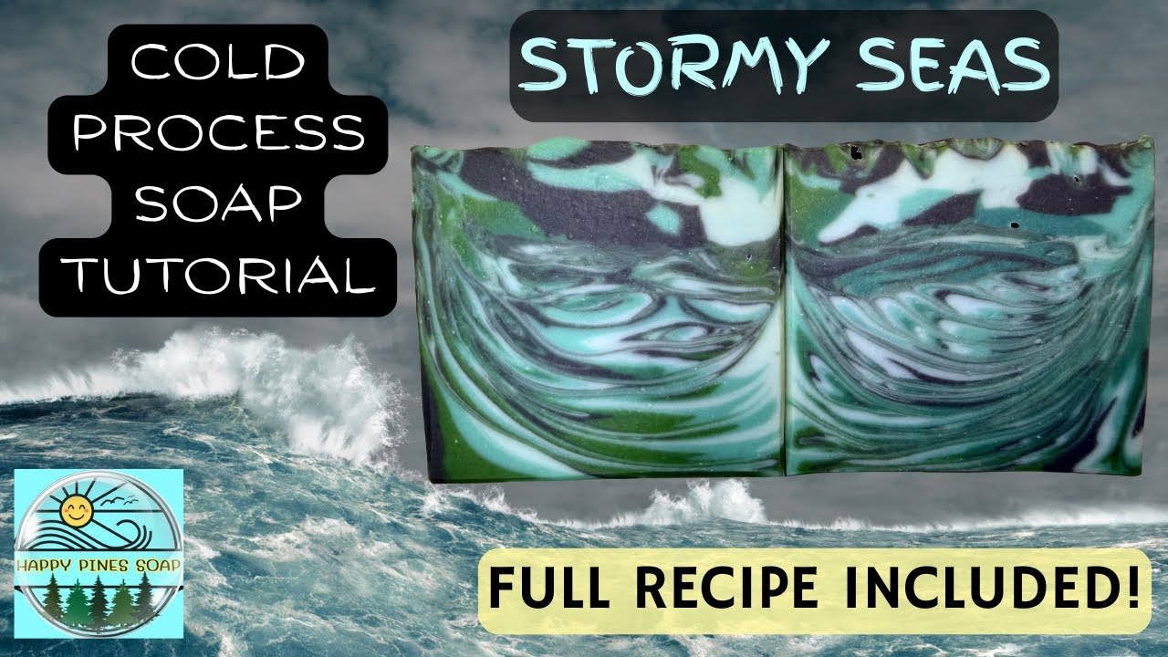 I Made Stormy Seas Soap & Mad Micas Featured Me! 🖤🌊