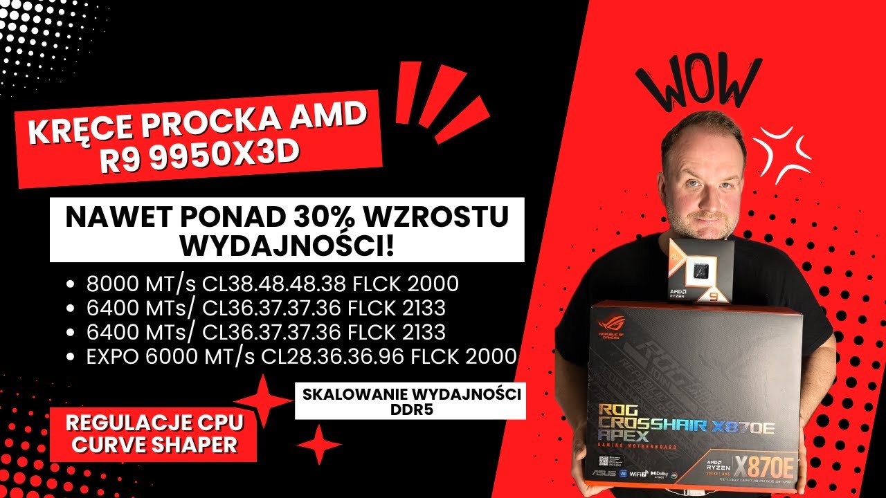 R9 9950X3D CS  + DDR5  manual. Ogromna poprawa wydajności w grach | X870E APEX | RTX 5090 ASTRAL