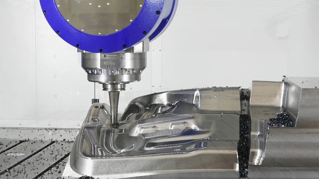 High Feed Machining. The process of making molds on a Gantry Milling Machine