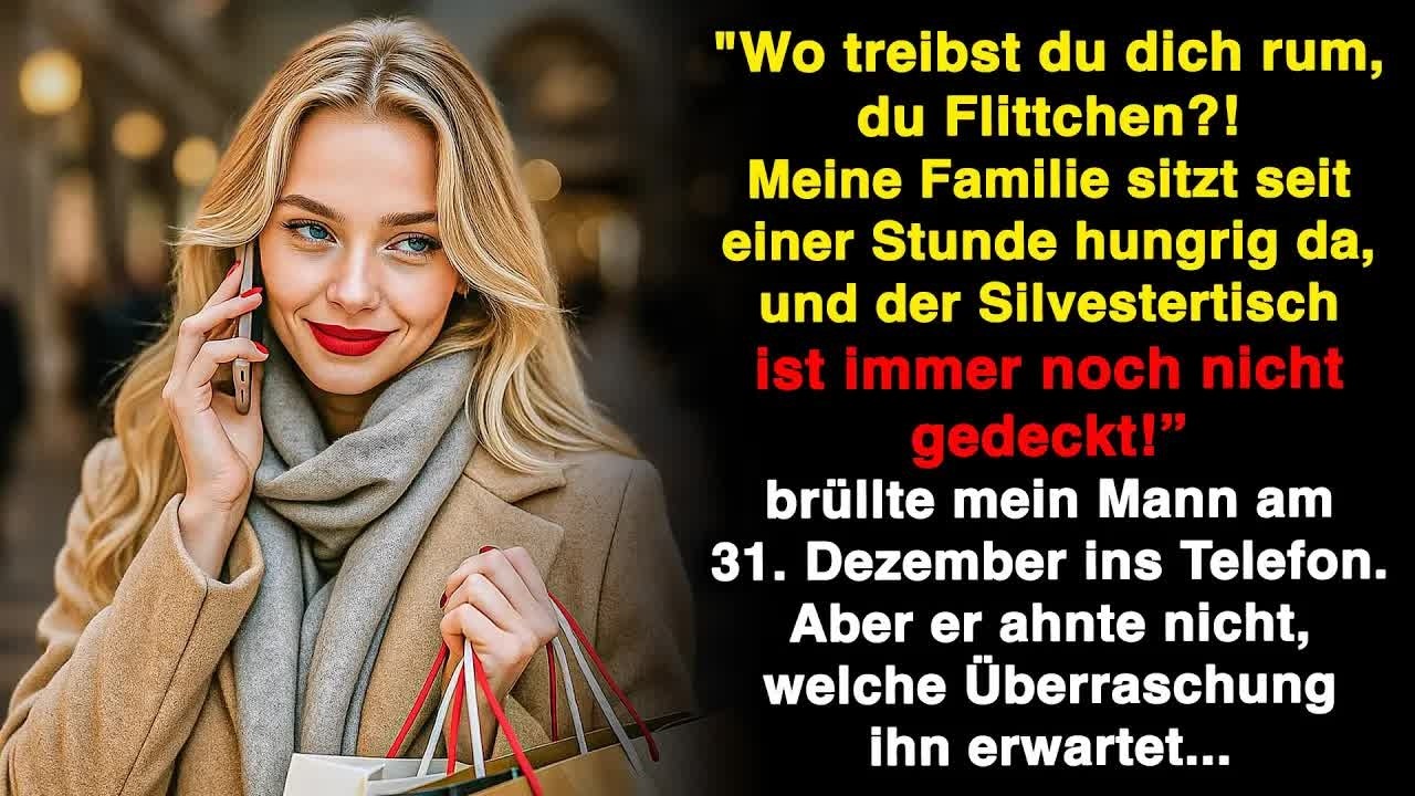 ＂Wo steckst du, du Flittchen？!＂ rief er wütend  Doch er ahnte nicht, was ihn an Silvester erwart