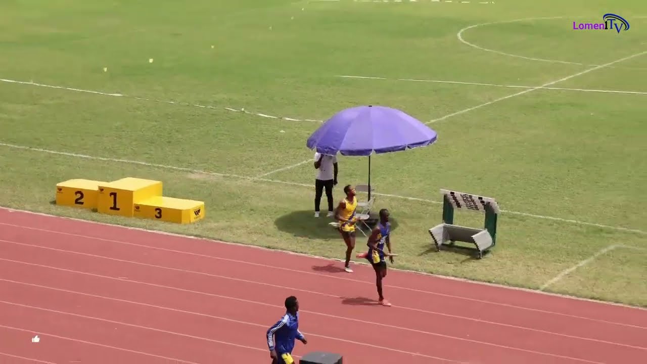 Boys 4x200m final. 1:26.27sec. zone 3. Ashanti region Interco 2026.