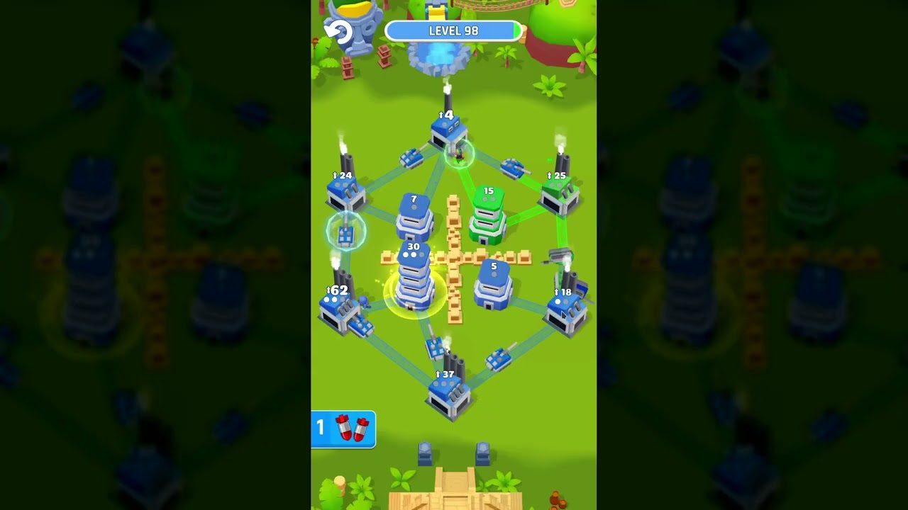 Tower War Gameplay: Level 98